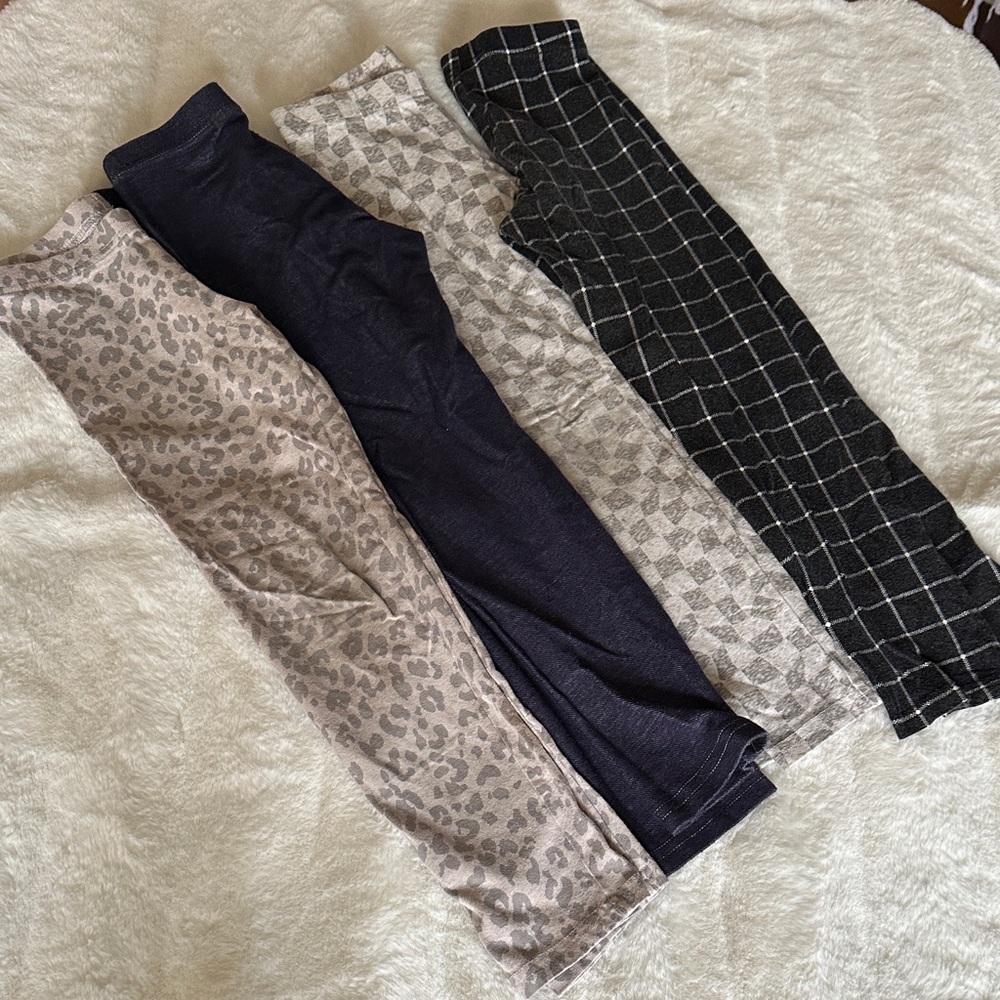 Girls Old Nay 4pc Small Set of Four Patterned Leggings